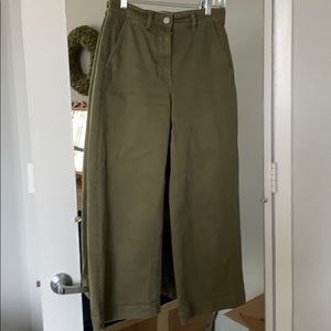 Everlane wide leg crop pant